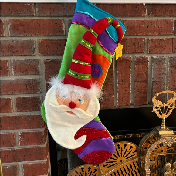 Festive Santa Christmas Stocking - Picture 10 of 12